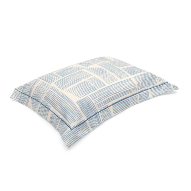 Jogo de Cama Queen Reflete  Roland Percal 180 Fios 04 Peças Bouton - Azul