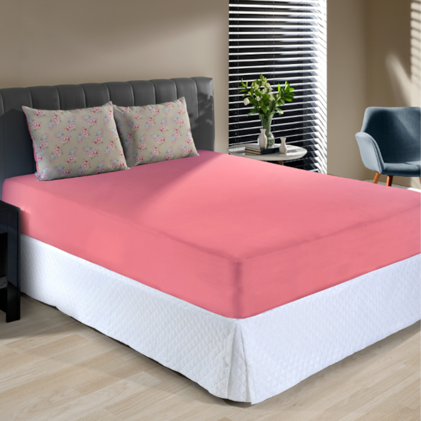 Jogo de Cama Queen Slim Malha 100% Algodao 03 Peças Edromania Flowers - Chiclete Jogo de Cama Queen Slim Malha 100% Algodao 03 Peças Edromania Flowers - Chiclete