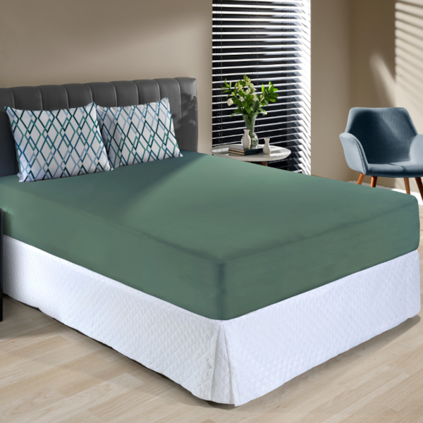 Jogo de Cama Queen Slim Malha 100% Algodao 03 Peças Edromania Rhombus - Caribe Jogo de Cama Queen Slim Malha 100% Algodao 03 Peças Edromania Rhombus - Caribe