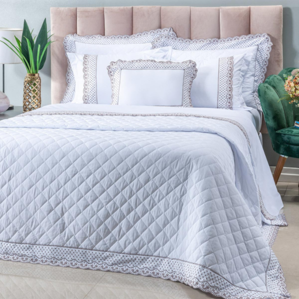 Jogo de Cama Queen Vitale Percal 200 Fios 04 Peças Juma - Rosa Jogo de Cama Queen Vitale Percal 200 Fios 04 Peças Juma - Rosa