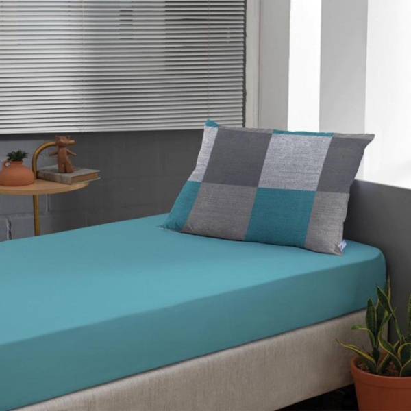 Jogo de Cama Solteiro Slim Malha 100% Algodao 02 Peças Edromania Allure - Piscina Jogo de Cama Solteiro Slim Malha 100% Algodao 02 Peças Edromania Allure - Piscina