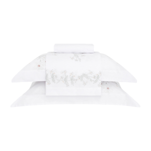 Jogo de Cama Super King Percalle 180 Fios 04 Peças Buddemeyer - Hédera