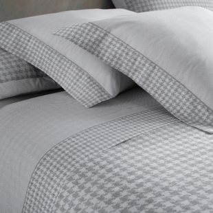 Jogo de Cama Super King Percalle 180 Fios 04 Peças Buddemeyer - Pied Poule