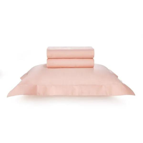 Jogo de Cama Viúvo Domus 270 Fios 03 Peças Karsten - Rosa Jogo de Cama Viúvo Domus 270 Fios 03 Peças Karsten - Rosa