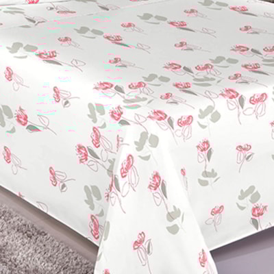 Jogo de Lençol Queen 100% Algodão Jéssica