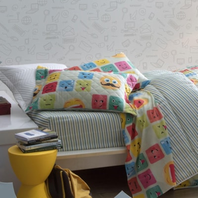 Jogo de Lençol Solteiro Smiley Happy Day Sultan