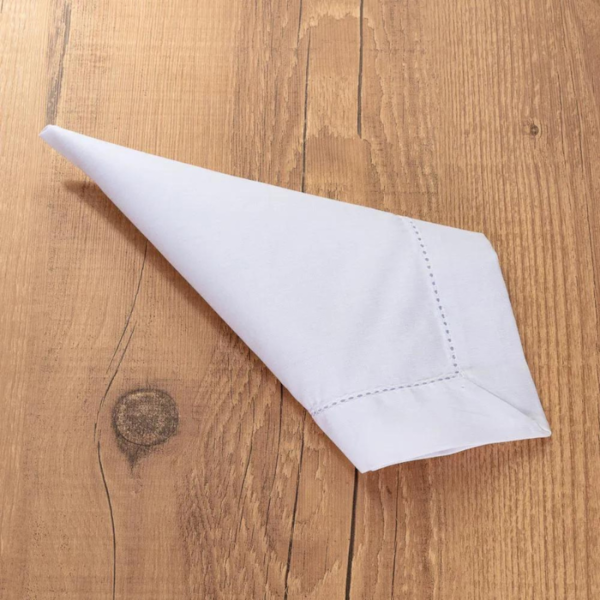 Jogo Guardanapo 04 Peças Ponto A Jour 100% Algodão 40cm x 40cm Argivai - Branco Jogo Guardanapo 04 Peças Ponto A Jour 100% Algodão 40cm x 40cm Argivai - Branco