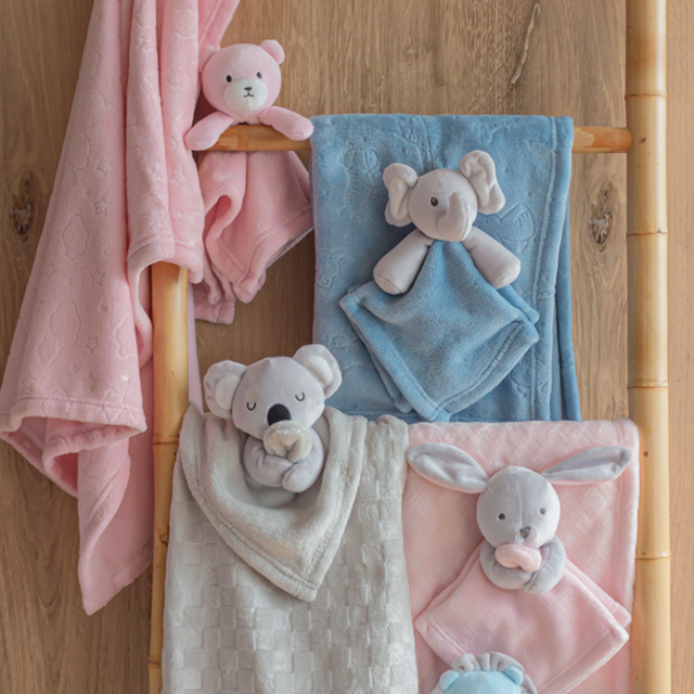 Kit 02 Peças Manta e Naninha Microfibra Linha Camesa Baby - Leão
