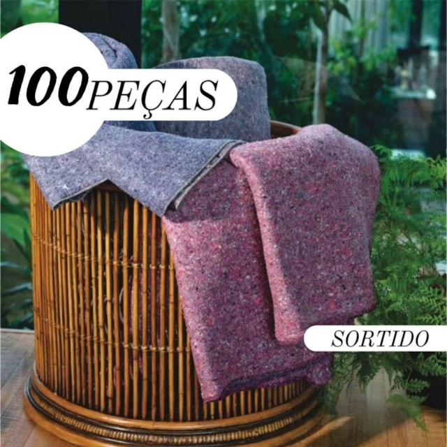 Kit Cobertor de Casal Popular para Doação Ober - 100 Peças