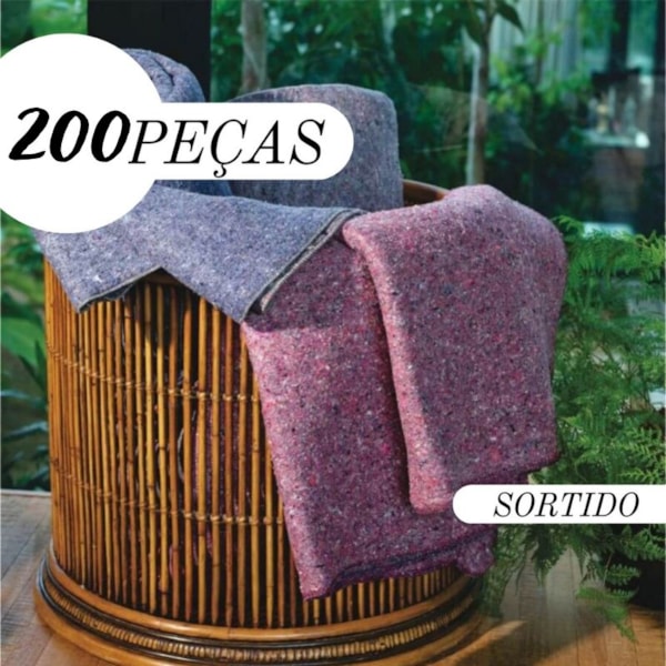 Kit Cobertor de Casal Popular para Doação Ober - 200 Peças