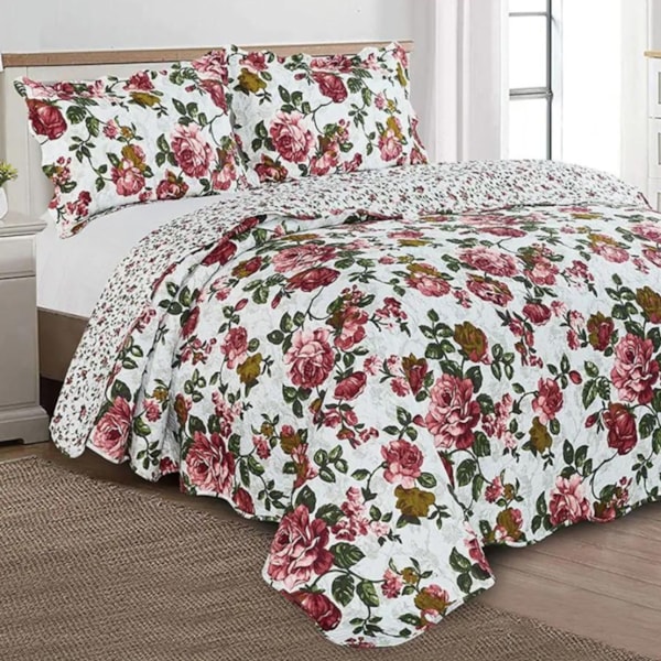 Kit Colcha Evolution Patchwork Estampado Camesa - Estampa Serenity New (confira tamanhos disponíveis) Kit Colcha Evolution Patchwork Estampado Camesa - Estampa Serenity New (confira tamanhos disponíveis)