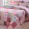 Kit Colcha king 3 Peças Patchwork Boutis Mônaco