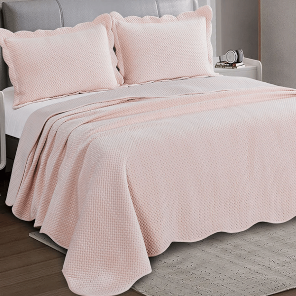 Kit Colcha King Velvet Neo Clássico Toque Aveludado 03 Peças - Camesa (confira cores disponíveis) Kit Colcha King Velvet Neo Clássico Toque Aveludado 03 Peças - Camesa (confira cores disponíveis)