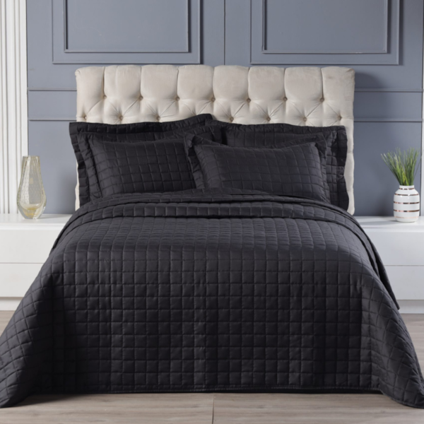 Kit Colcha Matelado Classic Chess Texhome - Preto(Confira tamanhos disponíveis) Kit Colcha Matelado Classic Chess Texhome - Preto(Confira tamanhos disponíveis)