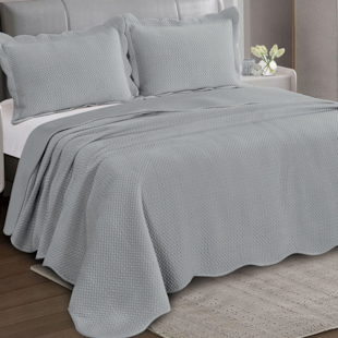 Kit Colcha Queen Velvet Neo Clássico Toque Aveludado 03 Peças - Camesa (confira cores disponíveis)