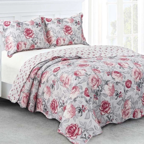 Kit Colcha Solteiro Evolution Patchwork 02 Peças Estampado Camesa - Serenity Kit Colcha Solteiro Evolution Patchwork 02 Peças Estampado Camesa - Serenity