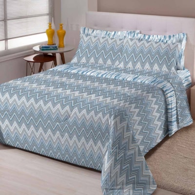 Kit Enxoval Casal Com Edredom 4 Peças 170 Fios Infinity