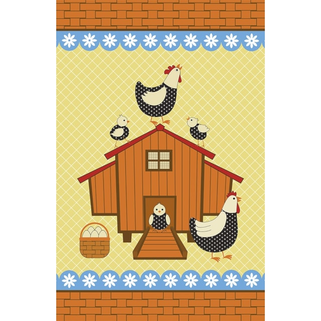 Kit Pano de Copa 06 Peças Estampado Caipira Lepper 40cm x 60cm