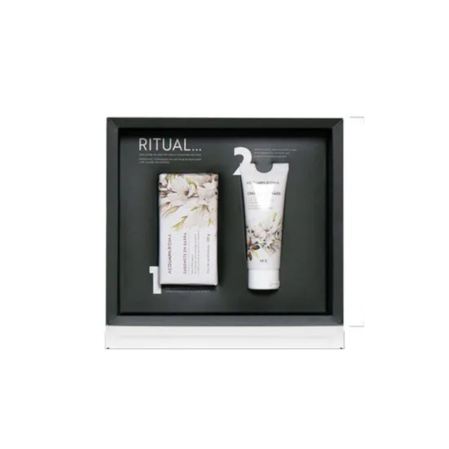 Kit Ritual de Hidratação Profunda + Roupão Cristal Renascença Branco (P)
