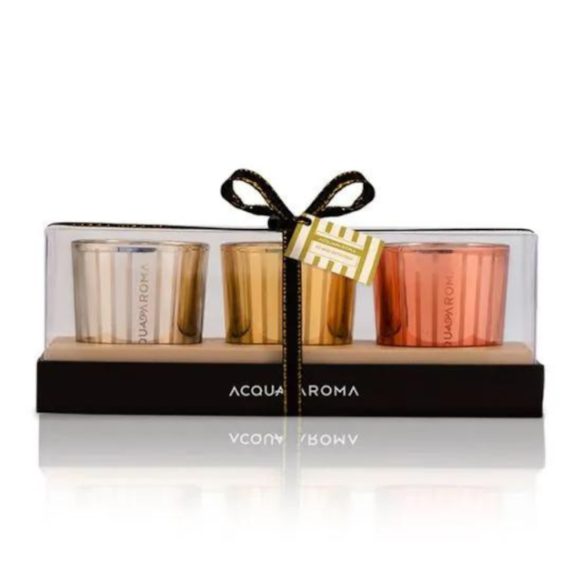 Kit Velas Perfumadas Acqua Aroma Lúmina 50g