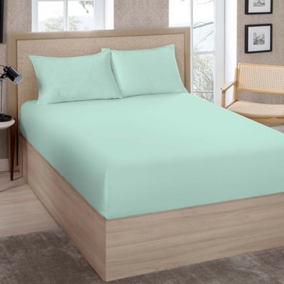 Lençol Avulso Casal com Elástico 100% Algodão Plus.