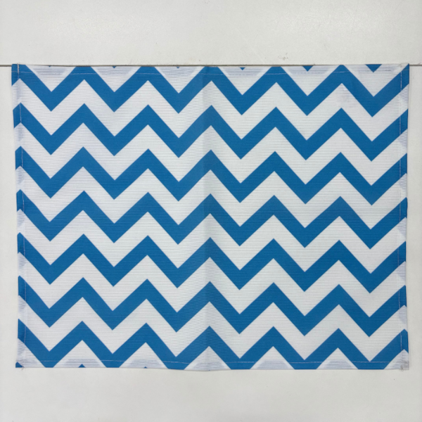 Lugar Americano Avulsa 43cm x 34cm NSW - Chevron Azul Lugar Americano Avulsa 43cm x 34cm NSW - Chevron Azul