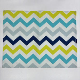 Lugar Americano Avulsa 43cm x 34cm NSW - Chevron Colorido