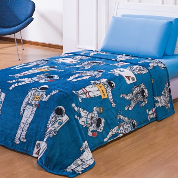 Manta Flannel Andreza infantil - Astronauta Marinho - Astronauta Marinho Manta Flannel Andreza infantil - Astronauta Marinho - Astronauta Marinho
