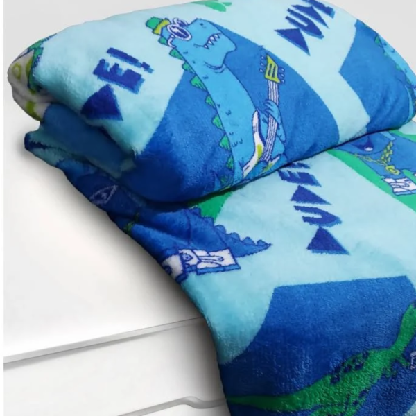 Manta Flannel Andreza Infantil - Dino Dode Manta Flannel Andreza Infantil - Dino Dode