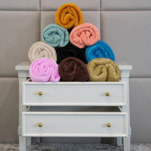 Manta fleece Casal 1,80 x 2,20 Microfibra Arte&Cazza Lisa - Telha