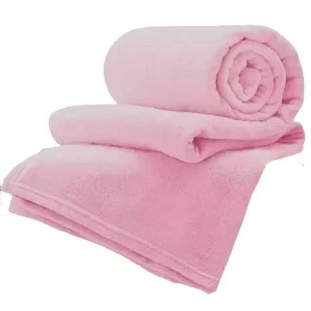 Manta fleece Casal 1,80 x 2,20 Microfibra Arte&Cazza Lisa - Telha