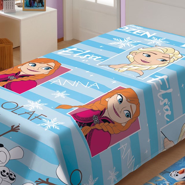Manta Infantil Soft 1,50m x 2m Estampas Disney Jolitex - Frozen II