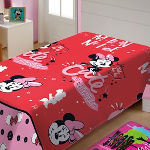 Manta Infantil Soft 1,50m x 2m Estampas Disney Jolitex - Minnie Mouse II