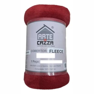Manta Queen Fleece Microfibra 2,20m x 2,40m Lisa - Arte&Cazza (confira cores)