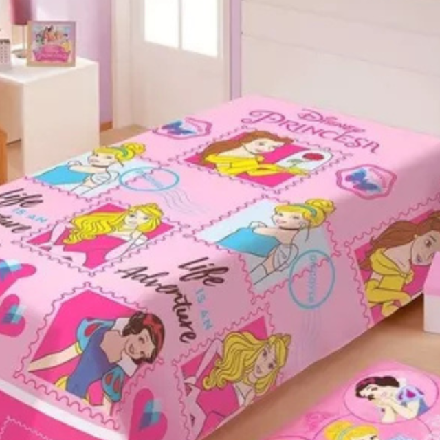 Manta Solteiro Fun 1,50m x 2,00 Jolitex - Amigas Princesas