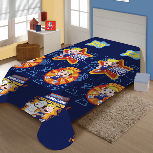 Manta Solteiro Fun 1,50m x 2,00 Jolitex - Luccas Neto Manta Solteiro Fun 1,50m x 2,00 Jolitex - Luccas Neto