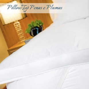 Pillow Top King 80% Penas e 20% Plumas de Ganso Plooma
