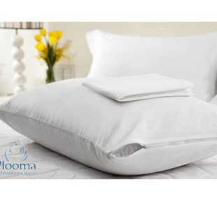 Protetor de Travesseiro 100% algodão 50cm X 70cm Soft Plooma – Branco