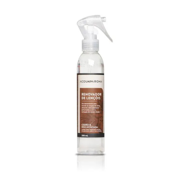 Renovador de Lençois Dia A Dia 200ml Acqua Aroma - Noz Moscada Renovador de Lençois Dia A Dia 200ml Acqua Aroma - Noz Moscada