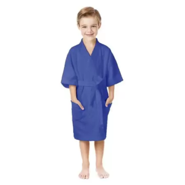 Roupão Felpudo Infantil Confetti Lepper (P) - Azul Roupão Felpudo Infantil Confetti Lepper (P) - Azul