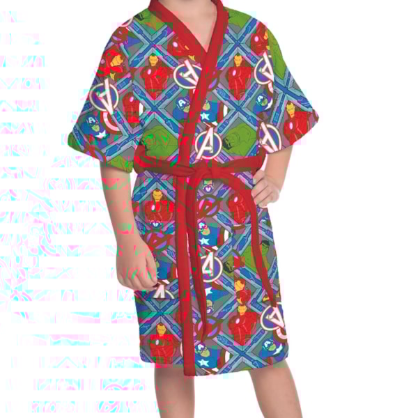 Roupão Infantil Estampado Aveludado Quimono Lepper - Avengers (confira tamanhos) Roupão Infantil Estampado Aveludado Quimono Lepper - Avengers (confira tamanhos)