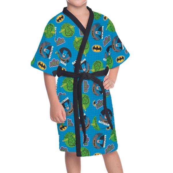 Roupão Infantil Estampado Aveludado Quimono Lepper - Batman (confira tamanhos) Roupão Infantil Estampado Aveludado Quimono Lepper - Batman (confira tamanhos)