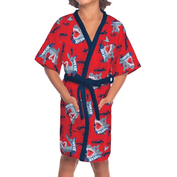 Roupão Infantil Estampado Aveludado Quimono Lepper - Hot Wheels (confira tamanhos) Roupão Infantil Estampado Aveludado Quimono Lepper - Hot Wheels (confira tamanhos)