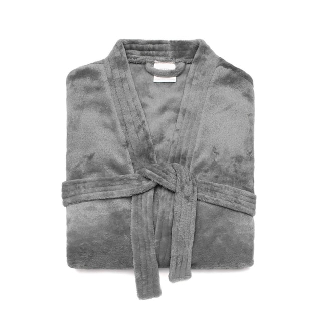 Roupão Masculino Loft Flannel Fleece Buettner Cinza M - (confira tamanhos)