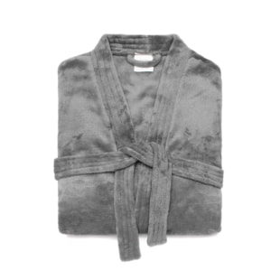 Roupão Masculino Loft Flannel Fleece Buettner - Cinza (M) - M