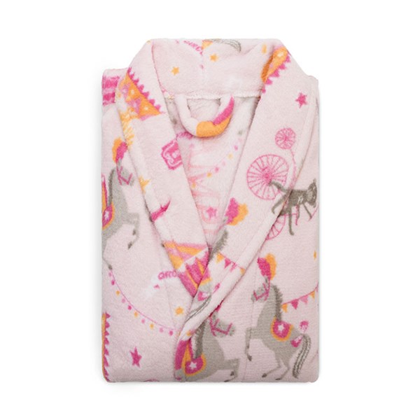 Roupão Microfibra Infantil Fleece Camesa - Circo (Confira tamanhos disponível)
