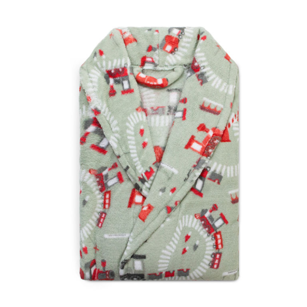 Roupão Microfibra Infantil Fleece Camesa - Trenzinho(Confira tamanhos disponíveis) Roupão Microfibra Infantil Fleece Camesa - Trenzinho(Confira tamanhos disponíveis)