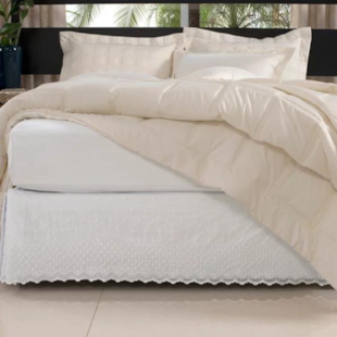 Saia p/ Cama Box Casal Probox Laise 180 Fios Lavive - (Confira cores disponíveis)