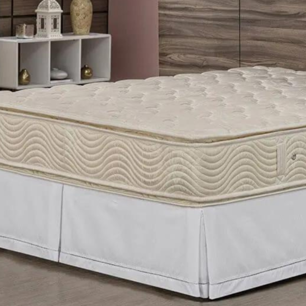 Saia p/ Cama Box King Ponto Palito Lavive - (Confira cores disponíveis) Saia p/ Cama Box King Ponto Palito Lavive - (Confira cores disponíveis)
