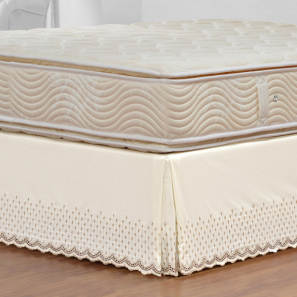 Saia p/ Cama Box Solteiro Probox Laise 180 Fios Lavive - Palha Saia p/ Cama Box Solteiro Probox Laise 180 Fios Lavive - Palha